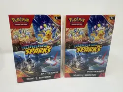 Lot of 2 Pokemon TCG Scarlet and Violet Surging Sparks Booster Bundles - Sealed - Image 1