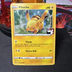 Pikachu 065/202 Holo League STAMPED - Sword & Shield - Pokemon TCG 2020 - Image 1