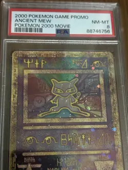 2000 POKEMON GAME MOVIE POKEMON 2000 MOVIE ANCIENT MEW PSA 8 - Image 3