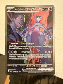 Pokemon TCG Team Rockets Mewtwo EX Special Illustration Destined Rivals - Image 1