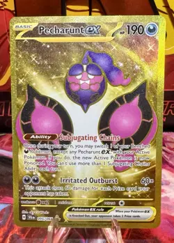 Pokemon TCG Pecharunt ex 095/064 Shrouded Fable - Hyper Rare, Full Art, Gold - Image 1