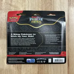 Pokemon Paldean Fates Tech Sticker Collection - Maschiff Promo - 3 Packs SEALED - Image 2