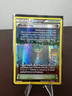 Parallel City 145/162 NM City Championship Stamped Pokemon TCG - Image 1