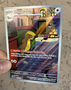 Gumshoos Full Art, Pokemon Near Mint, Mega Evolution, Illustration Rare, 153/132 - Image 1
