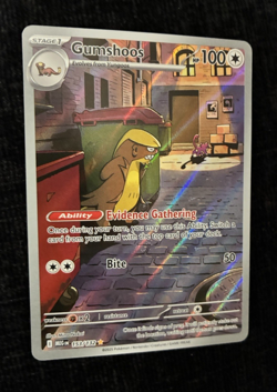 Gumshoos Full Art, Pokemon Near Mint, Mega Evolution, Illustration Rare, 153/132 - Image 2