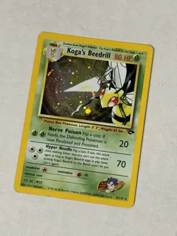 Koga's Beedrill #9 - Gym Challenge Holo - 2000 Pokemon TCG - Image 1