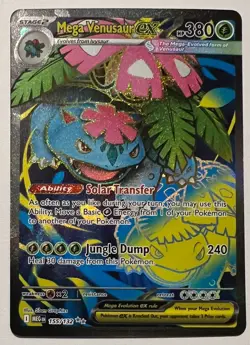 Pokemon TCG Mega Evolution - Mega Venusaur ex Ultra Rare Full Art - 155/132 - NM - Image 1