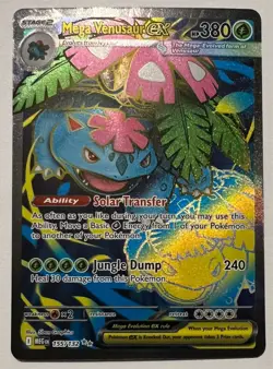 Pokemon TCG Mega Evolution - Mega Venusaur ex Ultra Rare Full Art - 155/132 - NM - Image 2