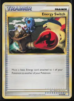 Pokemon Energy Switch #91/123 HeartGold SoulSilver Near Mint or Better - Image 1