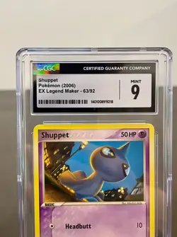 2006 Pokemon TCG Shuppet EX Legend Maker 63/92 MINT CGC 9 - Image 4