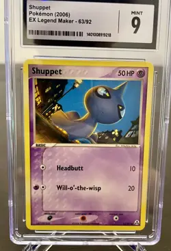 2006 Pokemon TCG Shuppet EX Legend Maker 63/92 MINT CGC 9 - Image 5