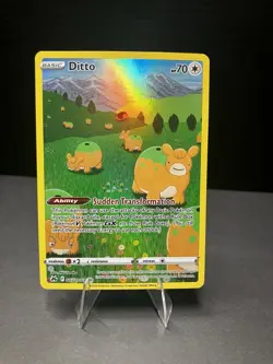 Pokemon TCG Ditto GG22/GG70 Crown Zenith: Galarian Gallery Holo - Image 1