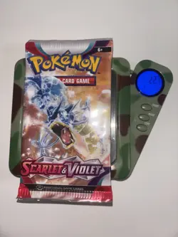 22.7g Heavy Pokemon TCG: SCARLET and VIOLET Base Booster Pack New Gyarados Art - Image 1