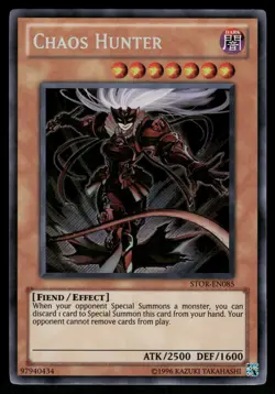 Yugioh! Chaos Hunter STOR-EN085 Secret Rare - Image 1