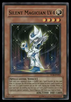 Yugioh! Silent Magician LV4 NTR-EN001 Super Rare VLP - Image 1