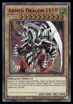 Yugioh! Armed Dragon LV10 GFTP-EN075 Ultra Rare - Image 1