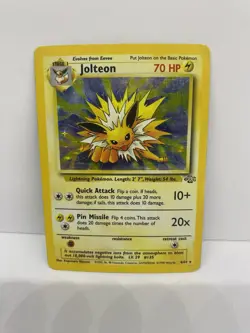 Pokemon Card - Jolteon 4/64 Holo Rare Jungle Set MP - Image 1