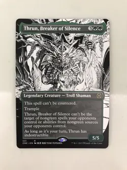 Thrun Breaker of Silence Ichor Extended Borderless MTG Magic Card NM Mint ONE - Image 1