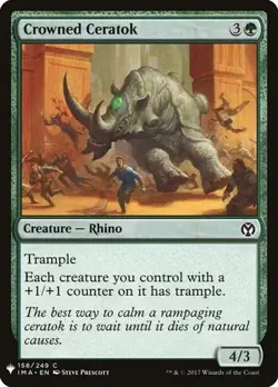 1x Crowned Ceratok NM Eng MTG - The List - Image 1