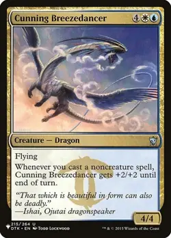 1x Cunning Breezedancer NM Eng MTG - The List - Image 1