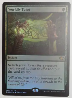 Worldly Tutor Dominaria Remastered Foil NM - Image 1