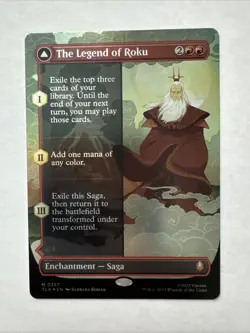 The Legend of Roku (Borderless Full Art Foil) Mythic 357 Avatar Airbender ATLA - Image 1