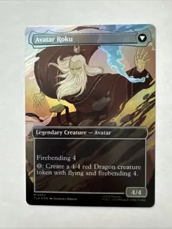 The Legend of Roku (Borderless Full Art Foil) Mythic 357 Avatar Airbender ATLA - Image 2