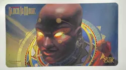 Magic the Gathering Ultra Pro Playmat Secret Lair Black is Magic Sol Ring - Image 1