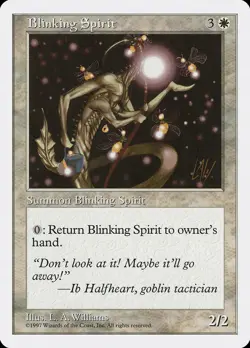 1997 Blinking Spirit 5th Fifth Edition Magic The Gathering MTG RARE LP/HP - Image 1