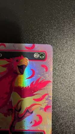 Traveling Chocobo (Borderless) (Neon Ink Pink) Final Fantasy Foil - Image 4