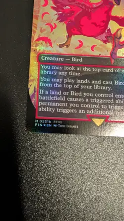 Traveling Chocobo (Borderless) (Neon Ink Pink) Final Fantasy Foil - Image 5