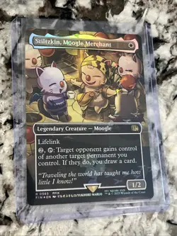 Stiltzkin, Moogle Merchant (Borderless) (Chocobo Track Foil) Final Fantasy Foil - Image 1