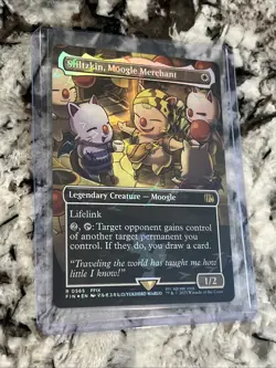Stiltzkin, Moogle Merchant (Borderless) (Chocobo Track Foil) Final Fantasy Foil - Image 2