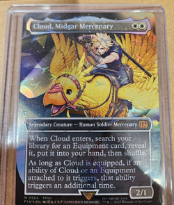 Cloud, Midgar Mercenary BORDERLESS Chocobo Track ◆FOIL◆ 564 NM Near Mint Magic - Image 2