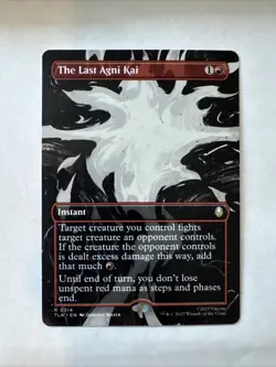 The Last Agni Kai (Borderless) Magic Mtg Avatar The Last Airbender TLA - Image 1