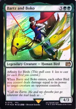 Bartz and Boko Foil R FINAL FANTASY 175 NM - Image 1