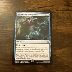 Maddening Cacophony Zendikar Rising Regular - Image 1