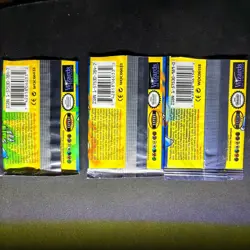 Set 3 Empty 1999 Pokemon Base Booster Wrappers Unlimited CCG Charizard RARE HTF - Image 2