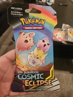 Pokemon 2019 TCG Sun & Moon Cosmic Eclipse Factory Sealed Booster Pack 10 cars - Image 1