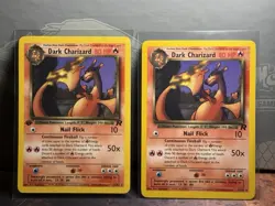 Pokemon TCG Dark Charizard 21/82 Non-Holo Rare 1st Edition And Unlimited - Image 1