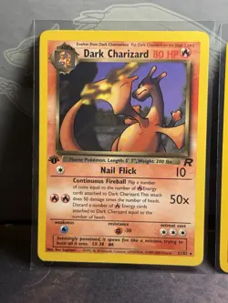 Pokemon TCG Dark Charizard 21/82 Non-Holo Rare 1st Edition And Unlimited - Image 3