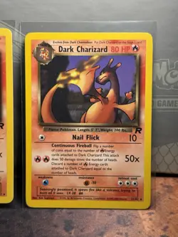 Pokemon TCG Dark Charizard 21/82 Non-Holo Rare 1st Edition And Unlimited - Image 4