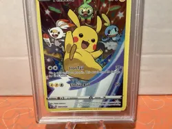 Pikachu Black Star Promo SWSH020 PSA 8 Pokemon TCG - Image 3