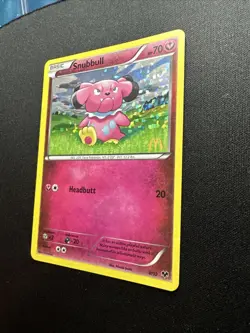 Snubbull 008/012 McDonald's 2014 Holo Pokemon Card LP/NM - Image 5