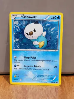 Pokemon Oshawott TCG BW08 Black & White Promo Holo Card - Image 1