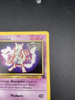 Pokemon Mewtwo TCG Black Star Promo #3 Regular WB Promo Stamped - Image 4