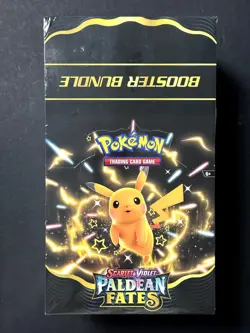 Pokemon Scarlet & Violet Paldean Fates Booster 10-Bundle Display Factory Sealed - Image 1