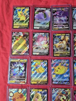 Pokemon Tcg 20 Ultra Rare Lot Gx V Vmax Unplayed Pikachu Full Art Shiny Alt - Image 2