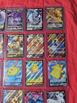 Pokemon Tcg 20 Ultra Rare Lot Gx V Vmax Unplayed Pikachu Full Art Shiny Alt - Image 4