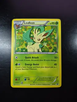 Pokemon Leafeon BW87 Holo Card Black White Promos, LP - Image 1